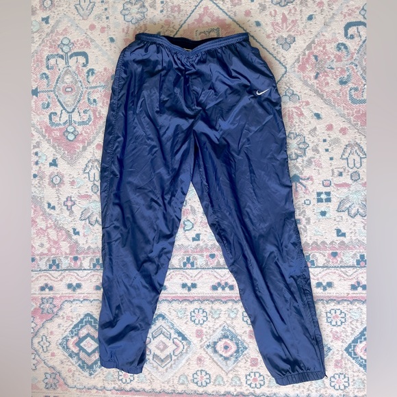 Nike Other - Vintage 90s Nike Men’s Lined Windbreaker Pants with Ankle Zipper